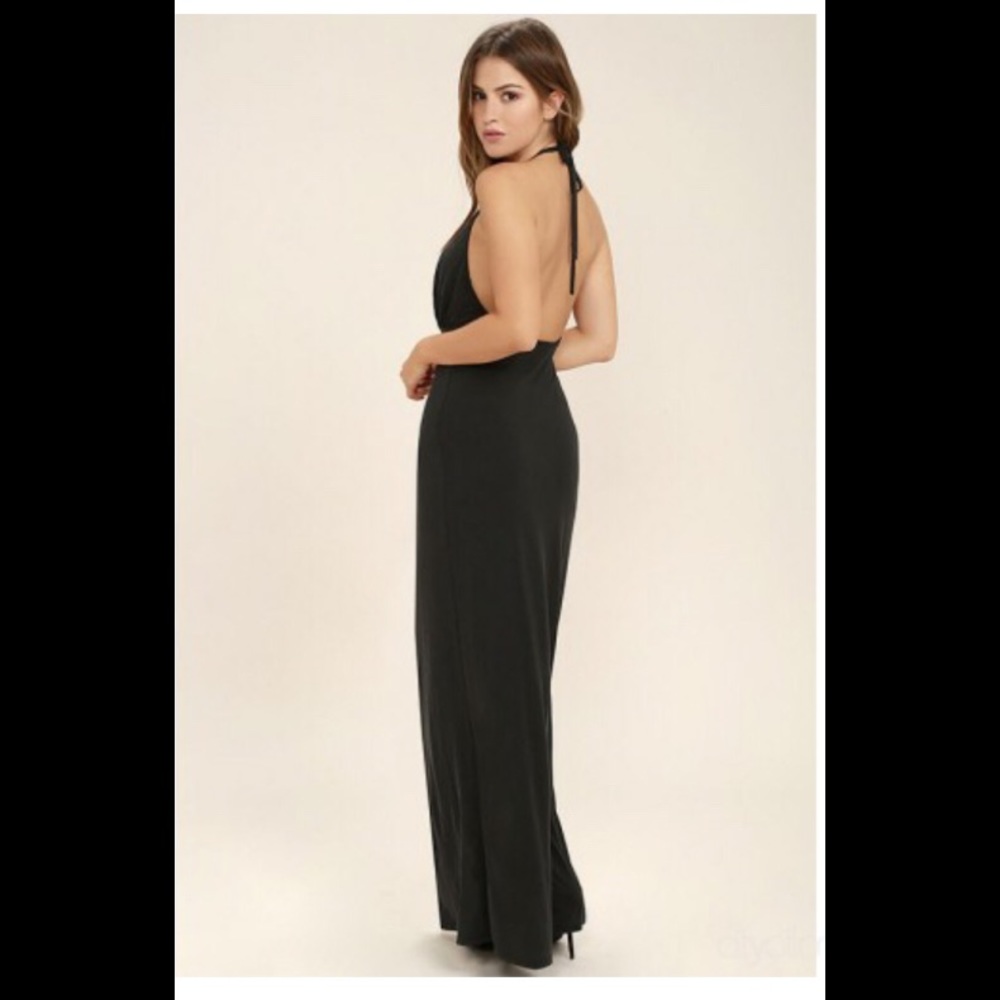 Black Halter Dress